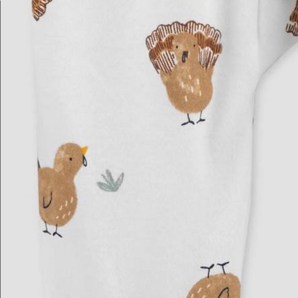 NWT nb boy girl carters thanksgiving cap hat sleeper Turkey feet pajamas layette - Picture 4 of 5